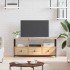 Mueble TV hierro madera contrachapada roble Sonoma 102x33x45