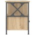 Mueble TV hierro madera contrachapada roble Sonoma 102x33x45