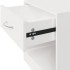 Mesitas de noche 2 unidades con cajón blanco con