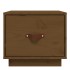 Mesitas de noche 2 uds madera de pino marrón miel 40x34x35
