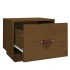 Mesitas de noche 2 uds madera de pino marrón miel 40x34x35