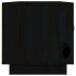 Mueble de TV de madera maciza de pino negro 80x34x35