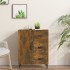 Aparador de madera de ingeniería roble ahumado 69,5x34x90