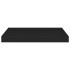 Estantes flotantes de pared 4 uds negro MDF 50x23x3,8
