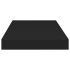 Estantes flotantes de pared 4 uds negro MDF 50x23x3,8