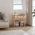 Mesa consola madera maciza de pino 76,5x40x75