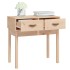 Mesa consola madera maciza de pino 76,5x40x75
