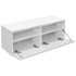 Mueble para televisión madera de ingeniería blanco 95x35x36