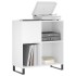 Mueble para discos madera contrachapada blanco 84,5x38x89