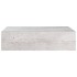 Estante de pared con cajón 2 uds MDF gris hormigón