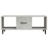 Mesa de centro madera contrachapada gris hormigón 102x50x40