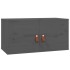 Armario de pared de madera maciza de pino gris 60x30x30