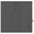 Armario de pared de madera maciza de pino gris 60x30x30