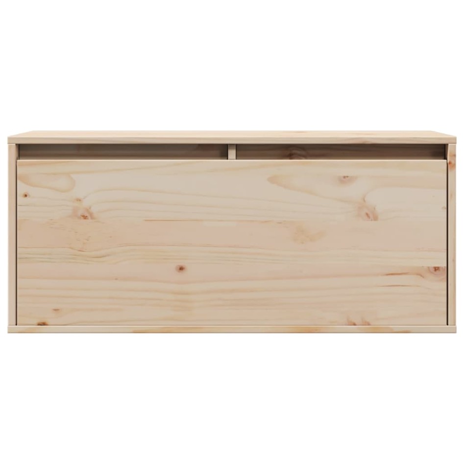 Armario de pared de madera maciza de pino 80x30x35