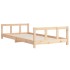 Estructura de cama infantil madera maciza de pino 90x190
