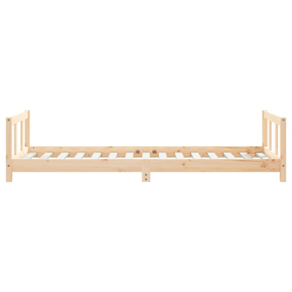 Estructura de cama infantil madera maciza de pino 90x190