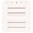 Caja de almacenaje madera maciza de pino blanca 58x40,5x42