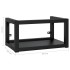 Estructura de lavabo suspendido hierro negro 59x38x31