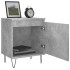 Mesitas de noche 2 uds madera gris hormigón 40x30x50