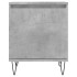 Mesitas de noche 2 uds madera gris hormigón 40x30x50