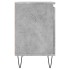 Mesitas de noche 2 uds madera gris hormigón 40x30x50