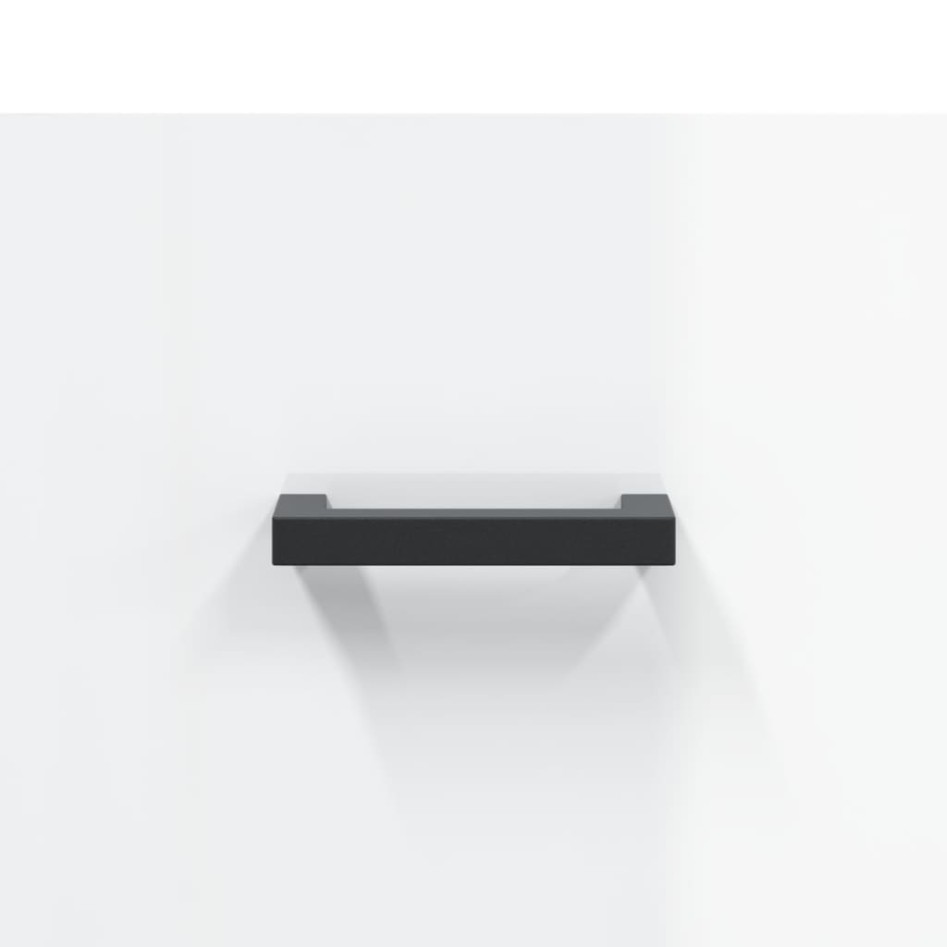 Mesa de centro 2 uds madera ingeniería blanco brillo