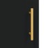 Aparador de madera de ingeniería negro 69,5x34x90