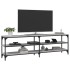 Mueble de TV madera contrachapada gris Sonoma 160x30x50