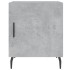 Mesitas noche 2 uds madera ingeniería gris hormigón 40x40x50