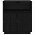 Aparador de madera maciza de pino negro 70x34x80