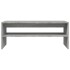 Mesa de centro madera contrachapada gris Sonoma 100x40x40