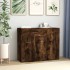 Aparador madera contrachapada color roble ahumado 88x30x70