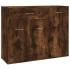 Aparador madera contrachapada color roble ahumado 88x30x70