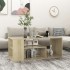 Mesa de centro madera contrachapada roble Sonoma 100x50x40