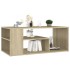 Mesa de centro madera contrachapada roble Sonoma 100x50x40