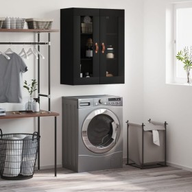 Armario de pared negro 69,5x34x90