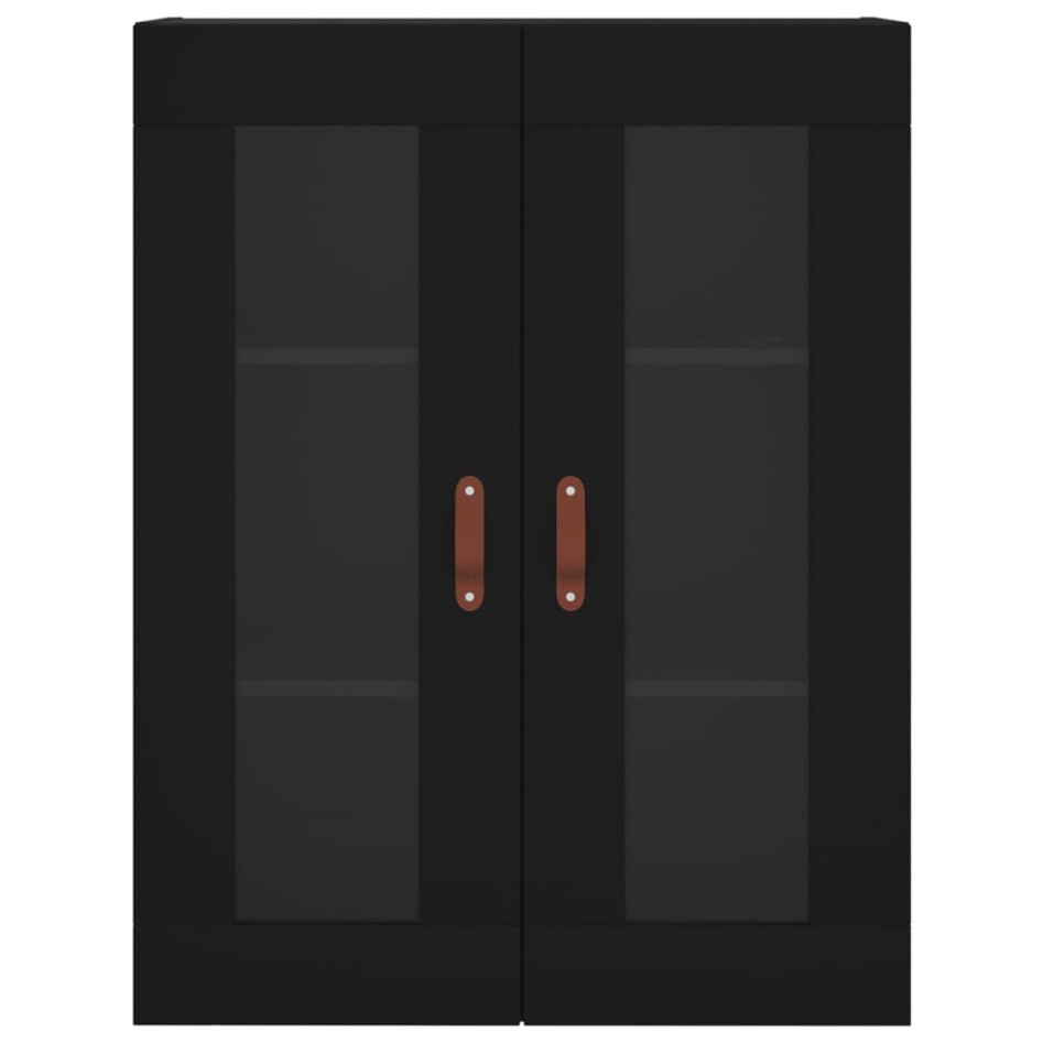 Armario de pared negro 69,5x34x90