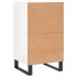 Aparadores 2 uds madera de ingeniería blanco brillo 40x35x70