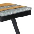 Mesa de centro madera maciza de teca y poliresina 30x30x50