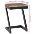 Mesa de centro madera maciza de teca y poliresina 30x30x50