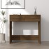Escritorio de madera de ingeniería roble marrón 80x40x75