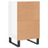 Aparadores 2 uds madera de ingeniería blanco brillo 40x35x70