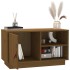Mueble de TV madera maciza de pino marrón miel 70x34x40