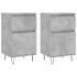 Aparadores 2 uds madera de ingeniería gris hormigón 40x35x70