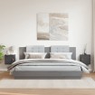 Armarios de pared 2 uds madera maciza pino gris 31,5x30x30 cm