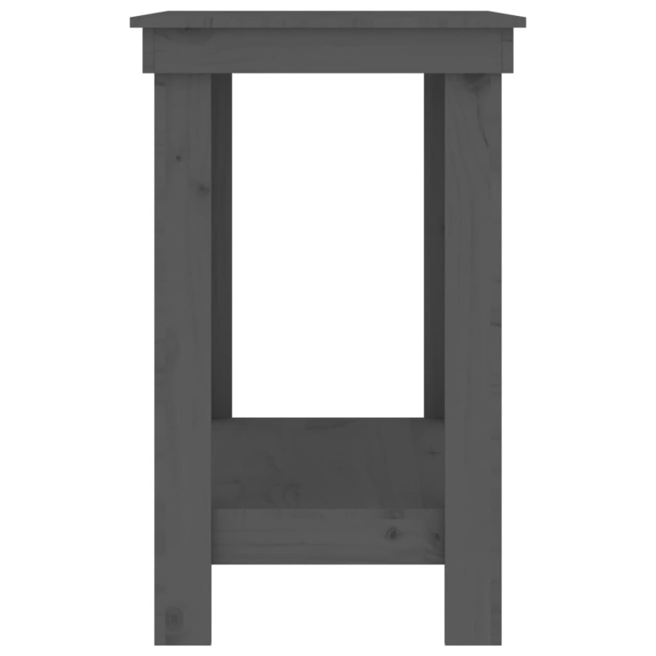 Banco de trabajo de madera maciza de pino gris 80x50x80