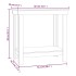 Banco de trabajo de madera maciza de pino gris 80x50x80