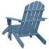 Silla jardín Adirondack con otomana madera maciza de abeto