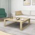 Mesa de centro madera contrachapada roble Sonoma 100x100x35