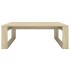 Mesa de centro madera contrachapada roble Sonoma 100x100x35